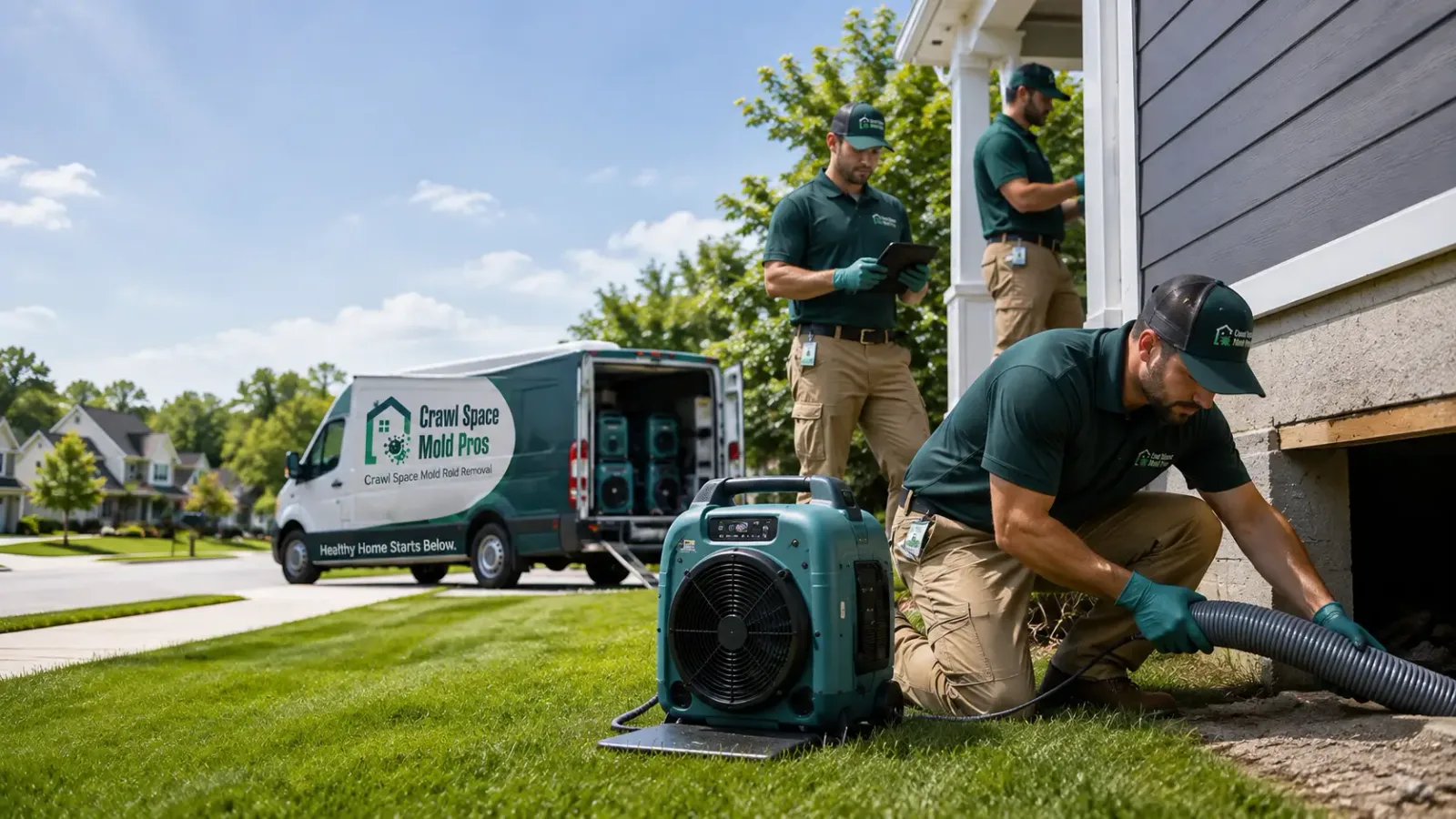 Crawl Space Mold Removal in Sedan, KS